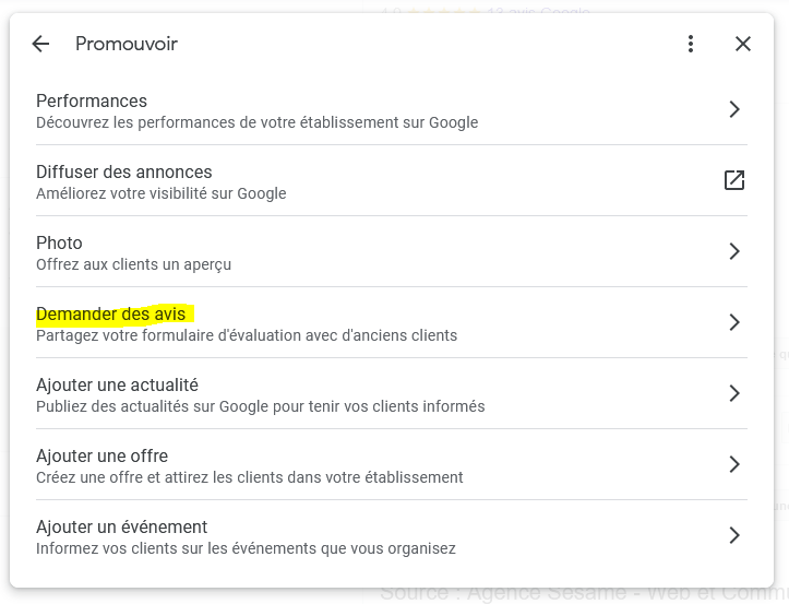 Demander avis clients sur fiche établissement, Millau, Aveyron