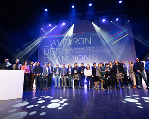 La remise des prix de la 11° édition de l'Aveyron des Champions